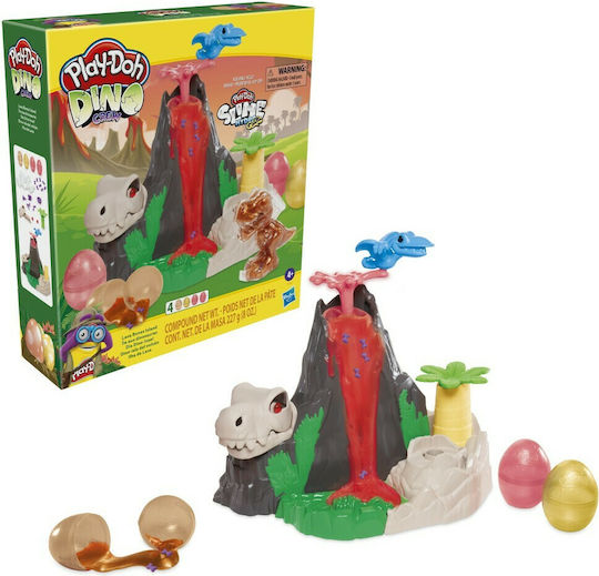 Hasbro Слуз Play-Doh Dino Lava Bones Island за Деца 4+ години+ Години