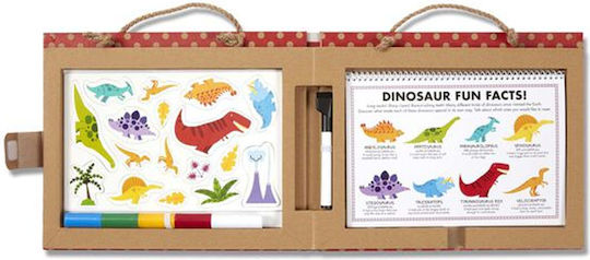 Melissa & Doug Боядисване Play Draw Create Dinosaurs за Деца 4+ години+ Години