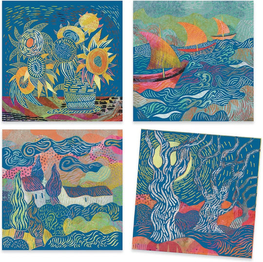 Scratch & Sketch Create by Scratching Van Gogh Landscapes