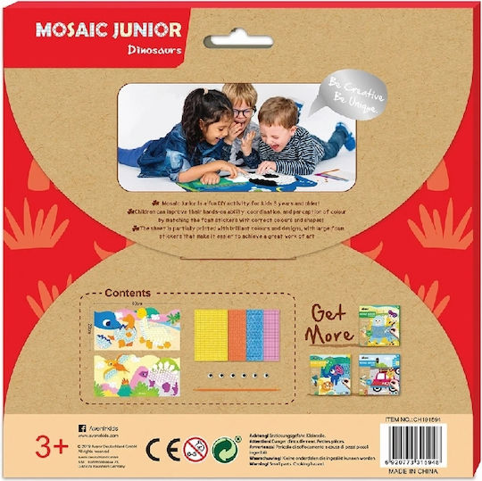 Avenir Μωσαϊκό Mosaic Junior Dinosaurs για Παιδιά 3+ Ετών