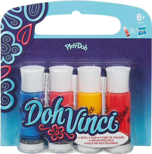 Hasbro Painting Play Doh Dohvinci Deco Pop 4 Pieces for Children 6+ Years (Multi Designs) 4 Pieces