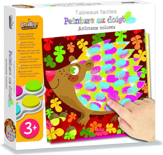 Crealign Painting Animal Finger Paints for Children 3+ years Years