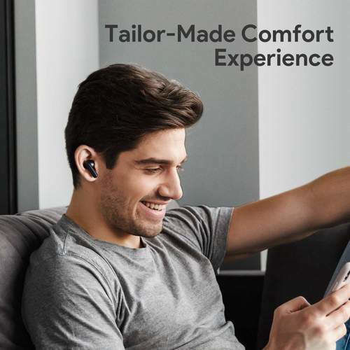 Aukey EP-M1 In-ear Bluetooth Handsfree Earphones with Sweat Resistance and Charging Case Black