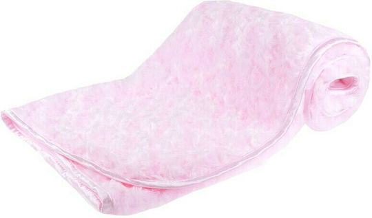 Soft Touch Nursery Swaddling Blanket Rose Mink 75x100cm