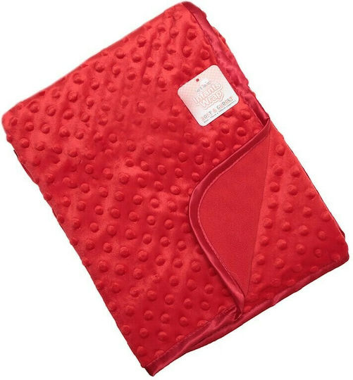 Soft Touch Nursery Swaddling Blanket Bubble Mink 75x100cm