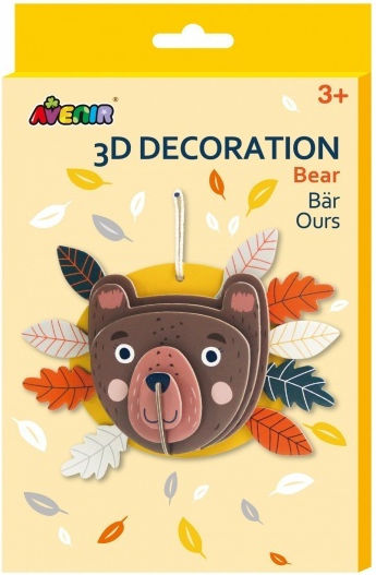 Avenir Детски Занаяти 3D Creation: Decoration Bear за Деца 2++ Години