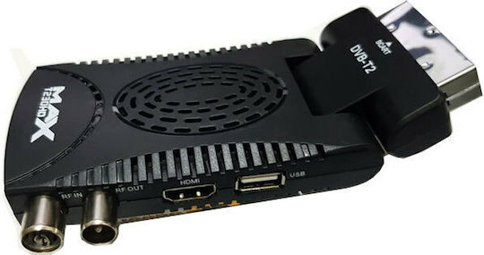 MAX 230 HD Ψηφιακός Δέκτης Mpeg-4 Full HD (1080p) με Λειτουργία PVR (Εγγραφή σε USB) Σύνδεσεις SCART / HDMI / USB