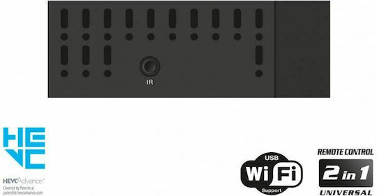 Edision Picco T265+ 01-07-0025 Ψηφιακός Δέκτης Mpeg-4 Full HD (1080p) με Λειτουργία PVR (Εγγραφή σε USB) Σύνδεσεις SCART / HDMI / USB