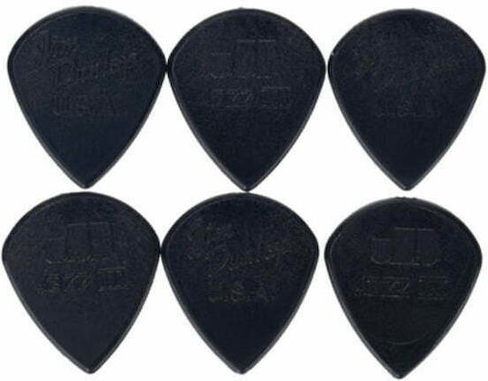 Dunlop Picks Guitar Jazz III Stiffo Pick Thickness 1.38mm Set 6pcs
