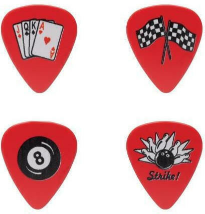 D'Andrea Guitar Pick Cool Plecs Rockabilly Thickness 0.71mm Packaging 1pc Medium