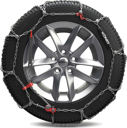 Konig CD-9 No 104 Αντιολισθητικές Αλυσίδες Πάχους 9mm Επιβατικού Αυτοκινήτου 2τμχ