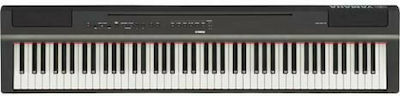 Yamaha Ηλεκτρικό Stage Πιάνο P-125 με 88 Βαρυκεντρισμένα Πλήκτρα Ενσωματωμένα Ηχεία και Σύνδεση με Ακουστικά και Υπολογιστή Black