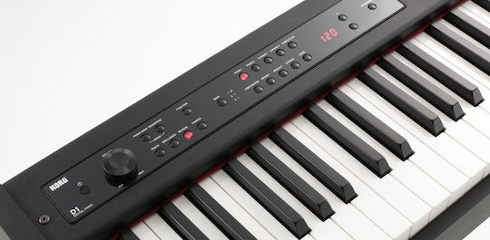 Korg Ηλεκτρικό Stage Πιάνο D1 με 88 Βαρυκεντρισμένα Πλήκτρα και Σύνδεση με Ακουστικά Black
