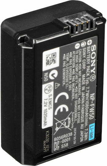 Sony Μπαταρία Φωτογραφικής Μηχανής NP-FW50 NPFW50.CE Ιόντων-Λιθίου (Li-ion) 1020mAh