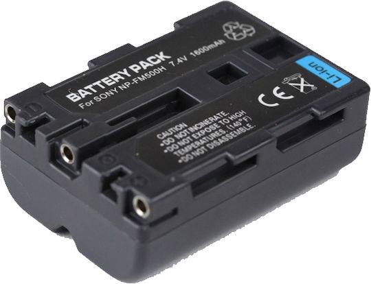 Fujicell Kamera Batterie NP-FM500H Lithium-Ionen (Li-Ion) Kompatibel mit Sony