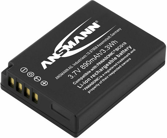 Ansmann Батерия за фотоапарат A-Pan DMW-BCG10 5044593 Литиево-йонни (Li-Ion) 900mAh Съвместима с Panasonic