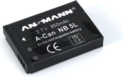 Ansmann Kamera Batterie A-Can NB 5 L 5022953 Lithium-Ionen (Li-Ion) Kompatibel mit Canon