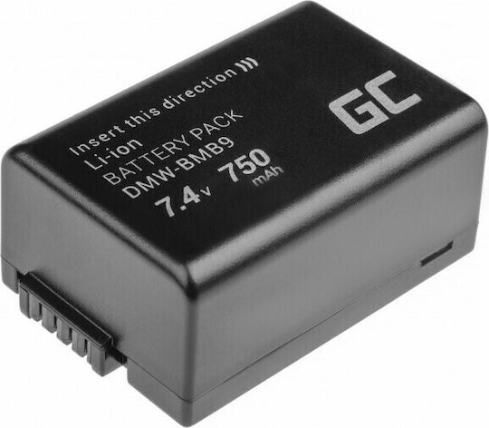 Green Cell Baterie aparat foto DMW-BMB9 CB55 Litiu-Ion (Li-Ion) 750mAh Compatibilă cu Panasonic