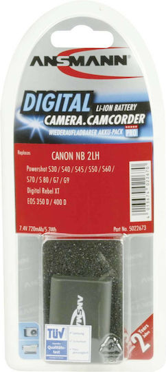Ansmann Kamera Batterie A-Can NB 2 LH 5022673 Lithium-Ionen (Li-Ion) Kompatibel mit Canon