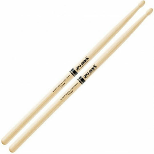Promark Hickory Drumsticks Drums Classic 5B with Tip Shape Oval