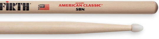 Vic Firth Hickory Drumsticks Drums American Classic 5B with Tip Shape Drop