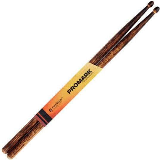 Promark 5A Rebound Firegrain Hickory Drumstick with Wooden Acorn Head Tip