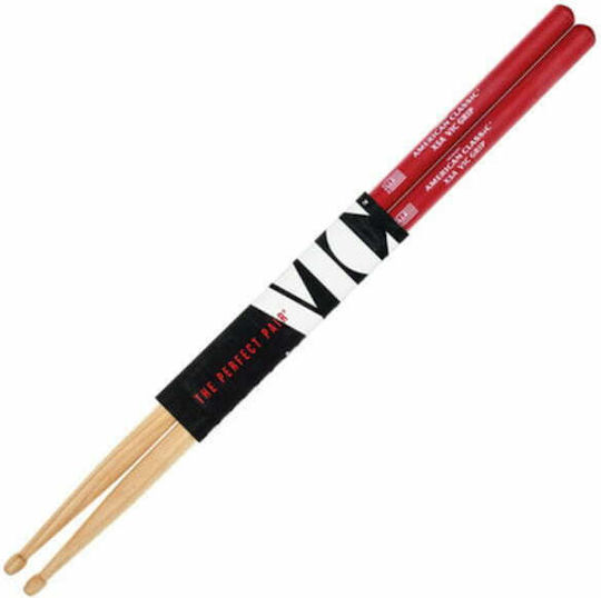 Vic Firth Hickory Палчици Барабани American Classic Extreme Vic Grip Tear 5A с Форма на Връх Drop