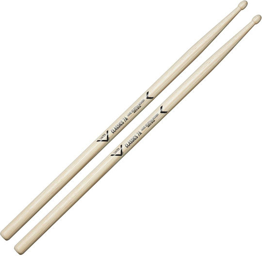 Vater Drumsticks Drums Classics 7A with Tip Shape Acorn