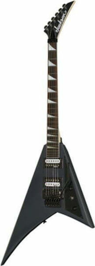 Jackson JS Series Rhoads JS32 Електрическа Китара Flying V с HH Конфигурация на Пикапите Satin Gray