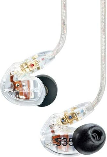 Shure Ακουστικά Ψείρες In Ear SE535 Διαφανή