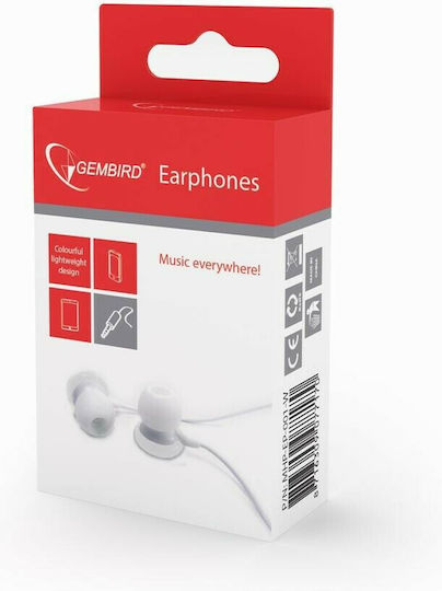 Gembird Ακουστικά Ψείρες In Ear Candy Λευκά