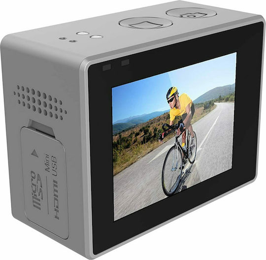 AEE Lyfe Silver Екшън камера 4K Ultra HD и Wi-Fi Сребриста