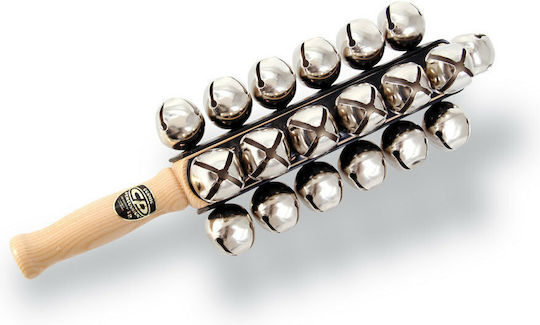 Latin Percussion Sleigh Bells με 25 Κουδούνια Μπεζ