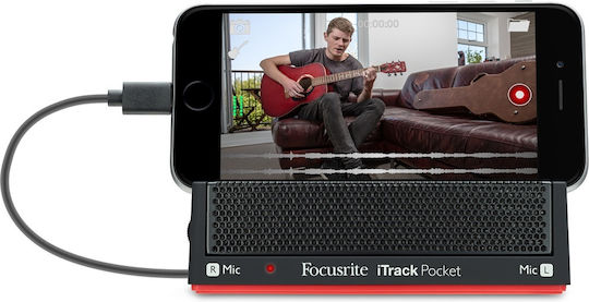Focusrite iTrack Pocket Εξωτερική Επαγγελματική Κάρτα Ήχου με Σύνδεση USB
