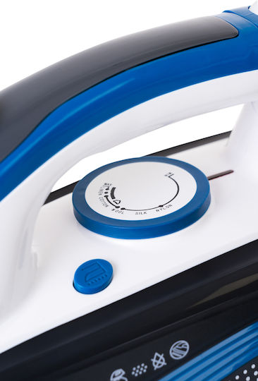 Juro-Pro Blueberry Σίδερο Ατμού 2800W με Κεραμική Πλάκα και Συνεχόμενη Παροχή 40gr/min
