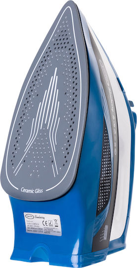 Juro-Pro Blueberry Σίδερο Ατμού 2800W με Κεραμική Πλάκα και Συνεχόμενη Παροχή 40gr/min