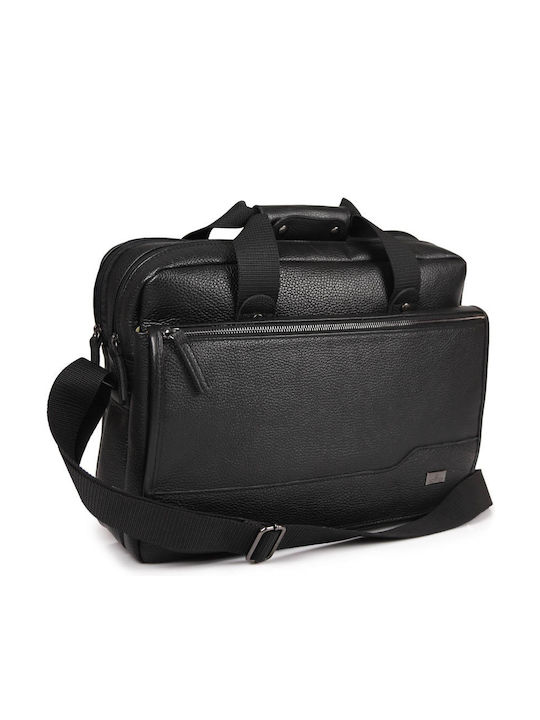 Professionelle Leder Tasche Schwarz
