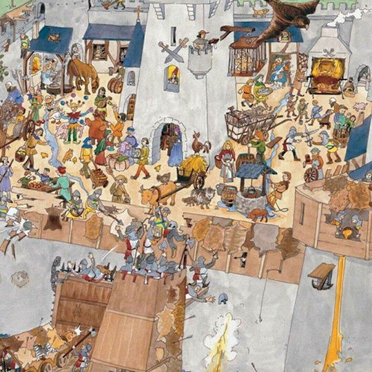 Puzzle pentru Copii Castel pentru 5+ Ani 100buc Djeco