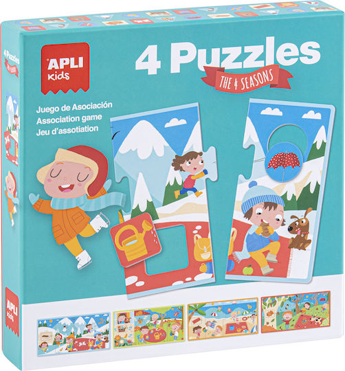 Παιδικό Puzzle The 4 Seasons για 3+ Ετών 16pcs Apli Kids