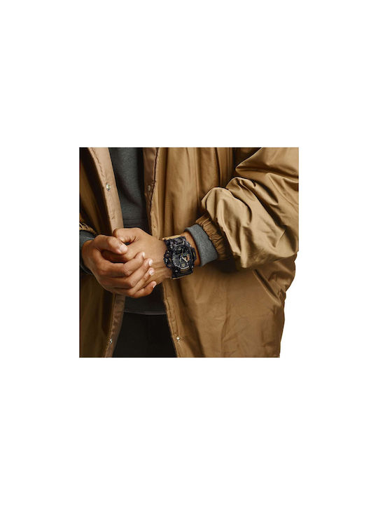 Casio G-Shock Mudmaster Men's Watch 54mm Solar with Beige Rubber Strap