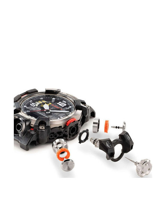 Casio G-Shock Mudmaster Men's Watch 55mm Solar with Green Rubber Strap