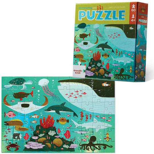 Kids Puzzle Sea bottom for 4+ years old+ Years 60pcs Crocodile Creek