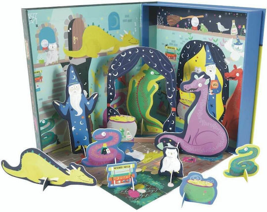 Kids Puzzle Magic Spells Scene for 3+ years+ Years 20pcs Floss & Rock