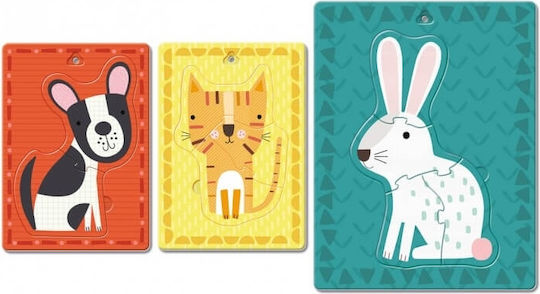 Kids Puzzle Dudu Animals for 2+ years+ Years 9pcs Ludattica