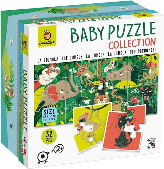 Kids Puzzle Jungle for 2+ years+ Years 32pcs Ludattica