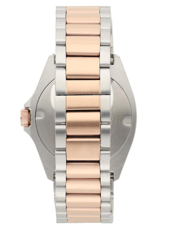 Emporio Armani Men's Watch 40mm Battery with Pink Gold Metal Bracelet