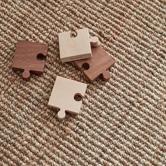 Puzzle Din Lemn Pentru Copii Pegged Pentru 1+ Ani 4 Piese Kids Concept