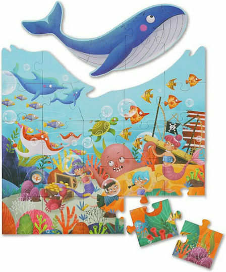 Παιδικό Puzzle Βυθός Φάλαινα για 3+ Ετών 30pcs Tooky Toys