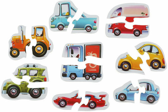 Kids Puzzle 8 in 1 Cars for 2+ Years 16pcs Cubika