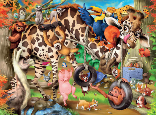 Παιδικό Puzzle Animal Mayhem για 6+ Ετών 100pcs Hinkler